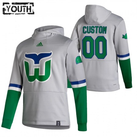 Lapsille NHL Carolina Hurricanes Custom 2020-21 Reverse Retro Pullover Hooded Sweatshirt